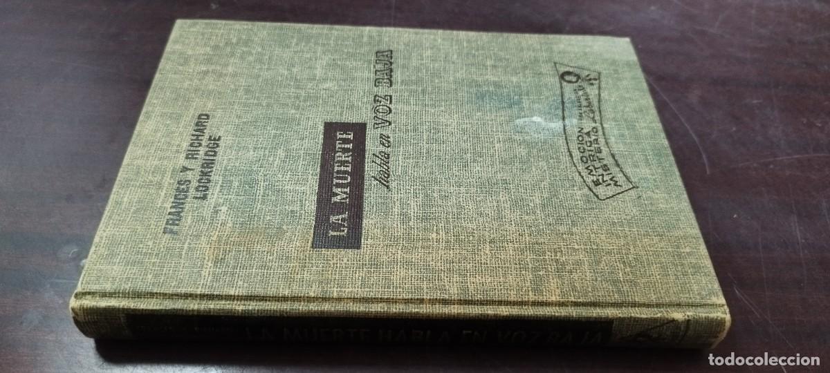 Libros de segunda mano: LA MUERTE HABLA EN VOZ BAJA / LOCKRIDGE / Z505 CUMBRE-LABERINTO, EMOCION INTRIGA MISTERIO - MEXI
