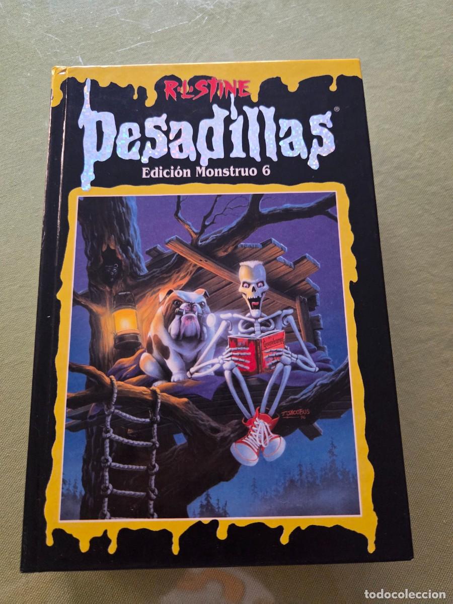 Libros de segunda mano: PESADILLAS. EDICI&Oacute;N MONSTRUO 6. R.L. STINE. TAPA DURA.
