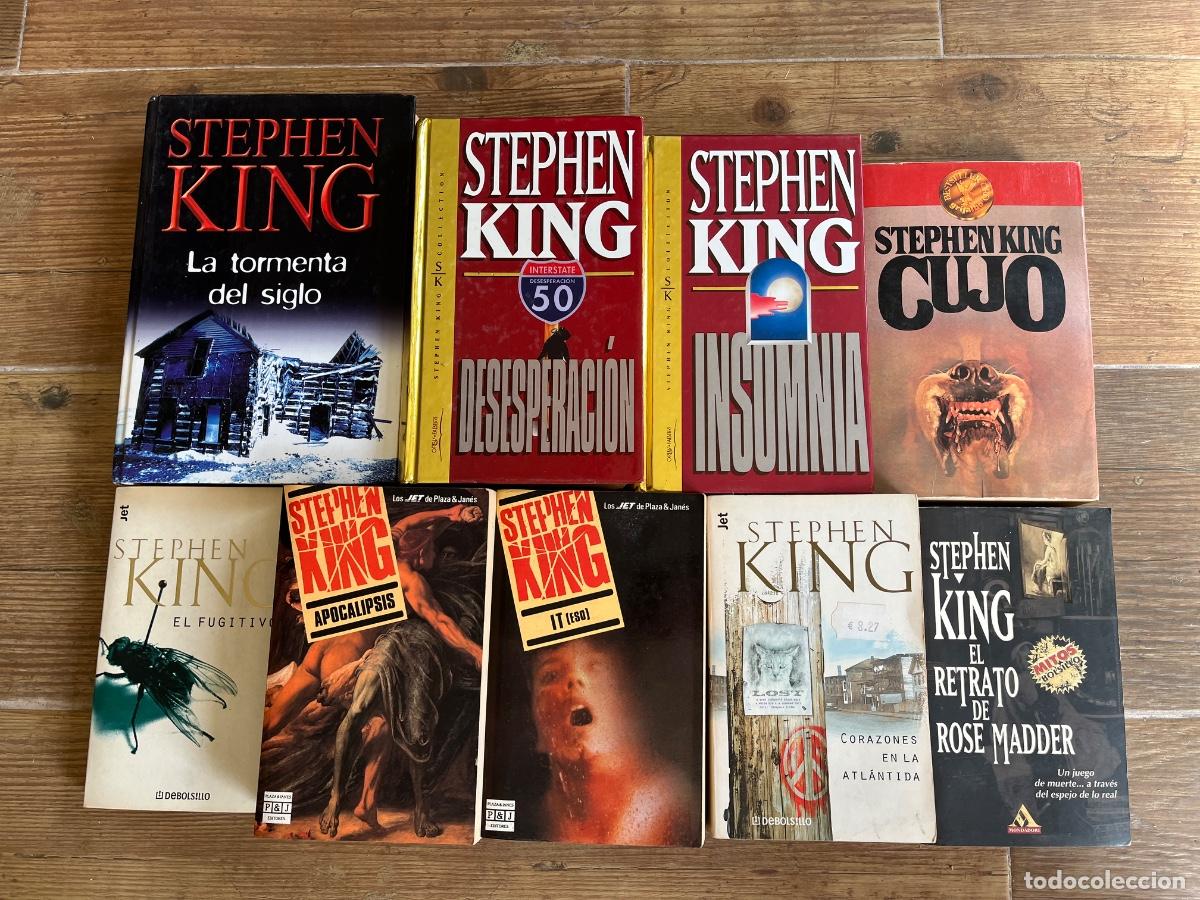 Libros de segunda mano: LOTE STEPHEN KING - IT CUJO APOCALIPSIS Y M&Aacute;S