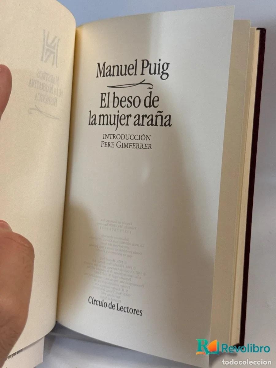 Libros de segunda mano: El beso de la mujer ara&ntilde;a - Manuel Puig