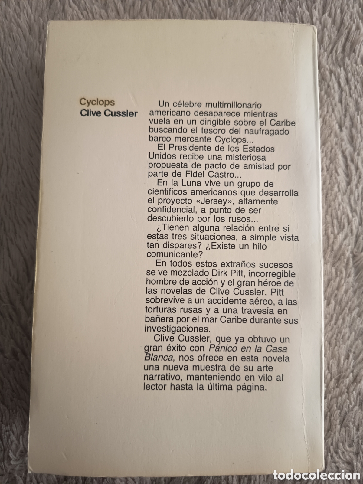 Libros de segunda mano: Cyclops Clive Cussler - Foto 3