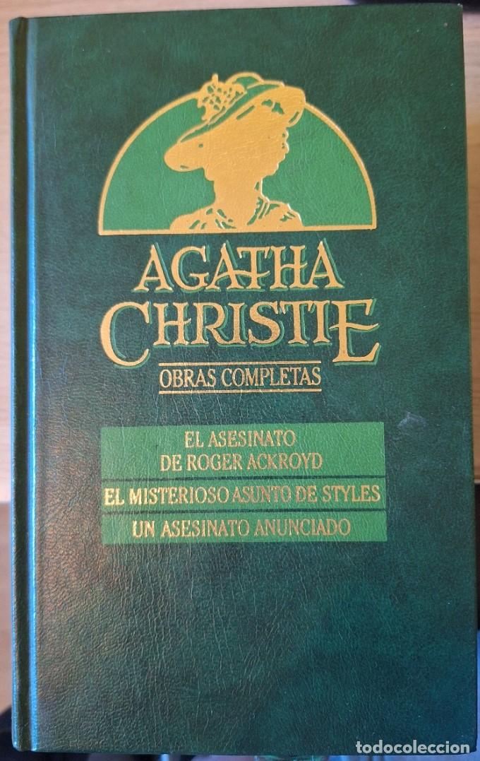 Libros de segunda mano: EL ASESINATO DE ROGER ACKROYD. EL MISTERIOSO ASUNTO DE STYLES. UN ASESINATO ANUNCIADO. OBRAS COMPLET