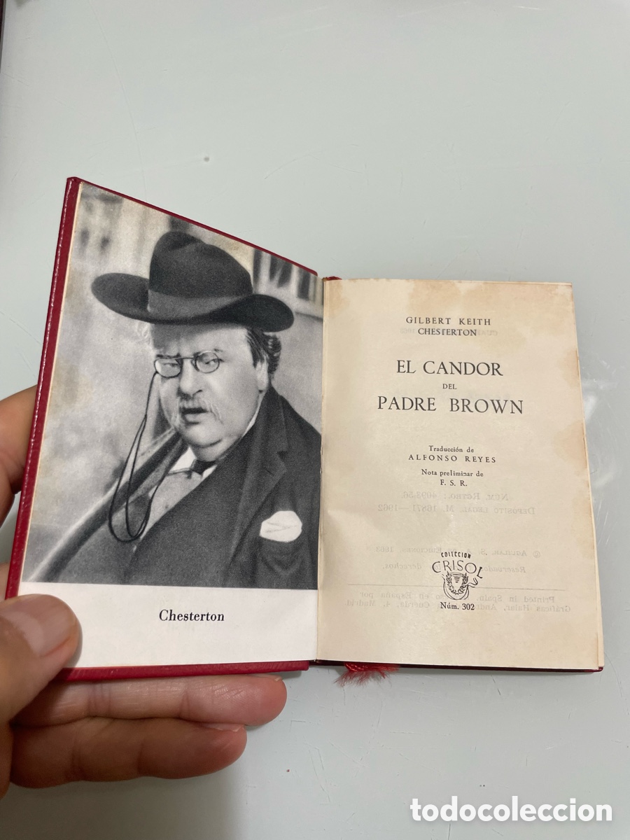Libros de segunda mano: El candor del Padre Brown. Gilbert Keith Chesterton. Aguilar Crisol 302. 4&ordf; ed. 1963