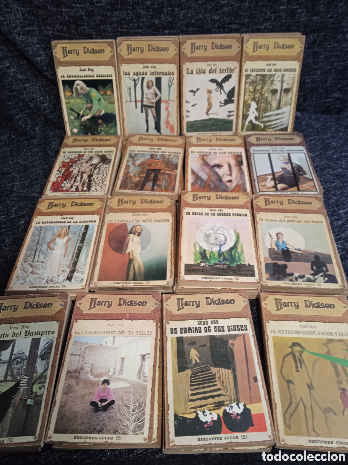 Livros em segunda m&atilde;o: HARRY DICKSON - LOTE DE 33 EJEMPLARES /EDITA : EDICIONES JUCAR 1972