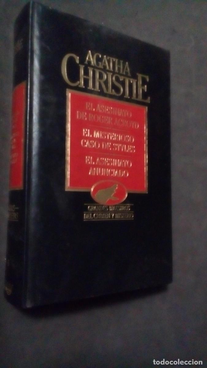 Libri di seconda mano: El asesinato de Roger Acroyd.- Agatha Christie -EL MISTERIOSO CASO DE STYLES-EL ASESINATO ANUNCIADO