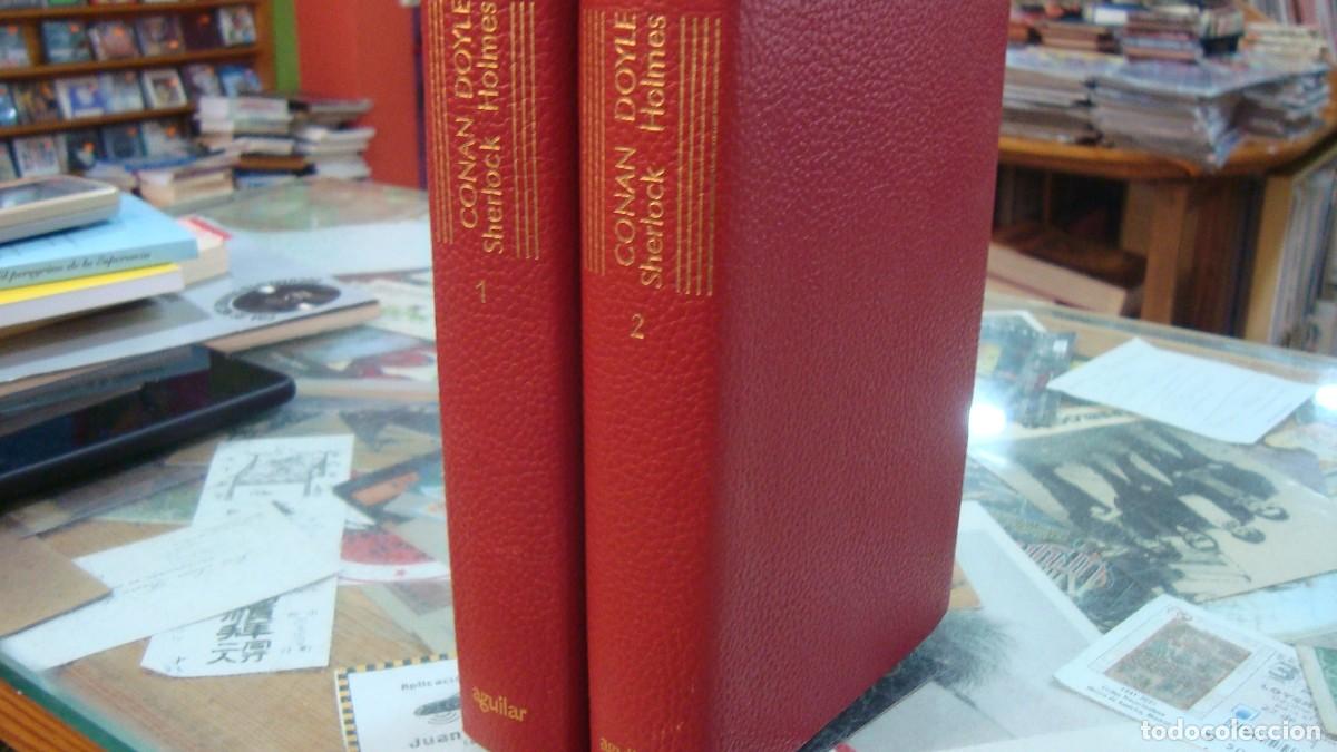 Libri di seconda mano: CONAN DOYLE: SHERLOCK HOLMES TOMO I Y TOMO II (AGUILAR, 1968) LINCE ASTUTO MUY BUEN ESTADO