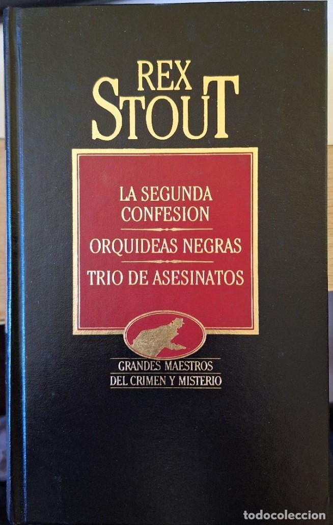 Gebrauchte B&uuml;cher: LA SEGUNDA CONFESION. ORQUIDEAS NEGRAS. TRIO DE ASESINATOS. - STOUT, Rex.