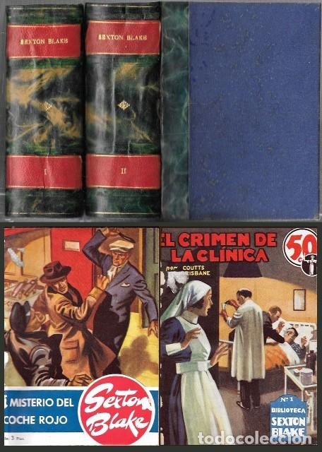 Libros de segunda mano: BIBLIOTECA SEXTON BLAKE (NOVELA POLICIACA 2 TOMOS) VER DESCRIPCION - A-NOVPOL-1162