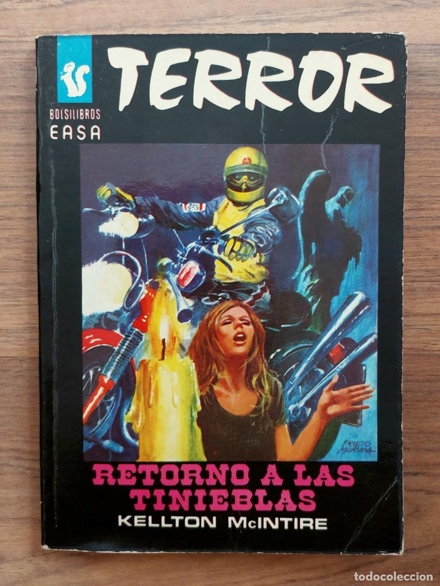 Libros de segunda mano: EASA TERROR N&ordm; 140-RETORNO A LAS TINIEBLAS (KELLTOM MCLNTIRE) NOVELAS-BOLSILIBROS-PULP