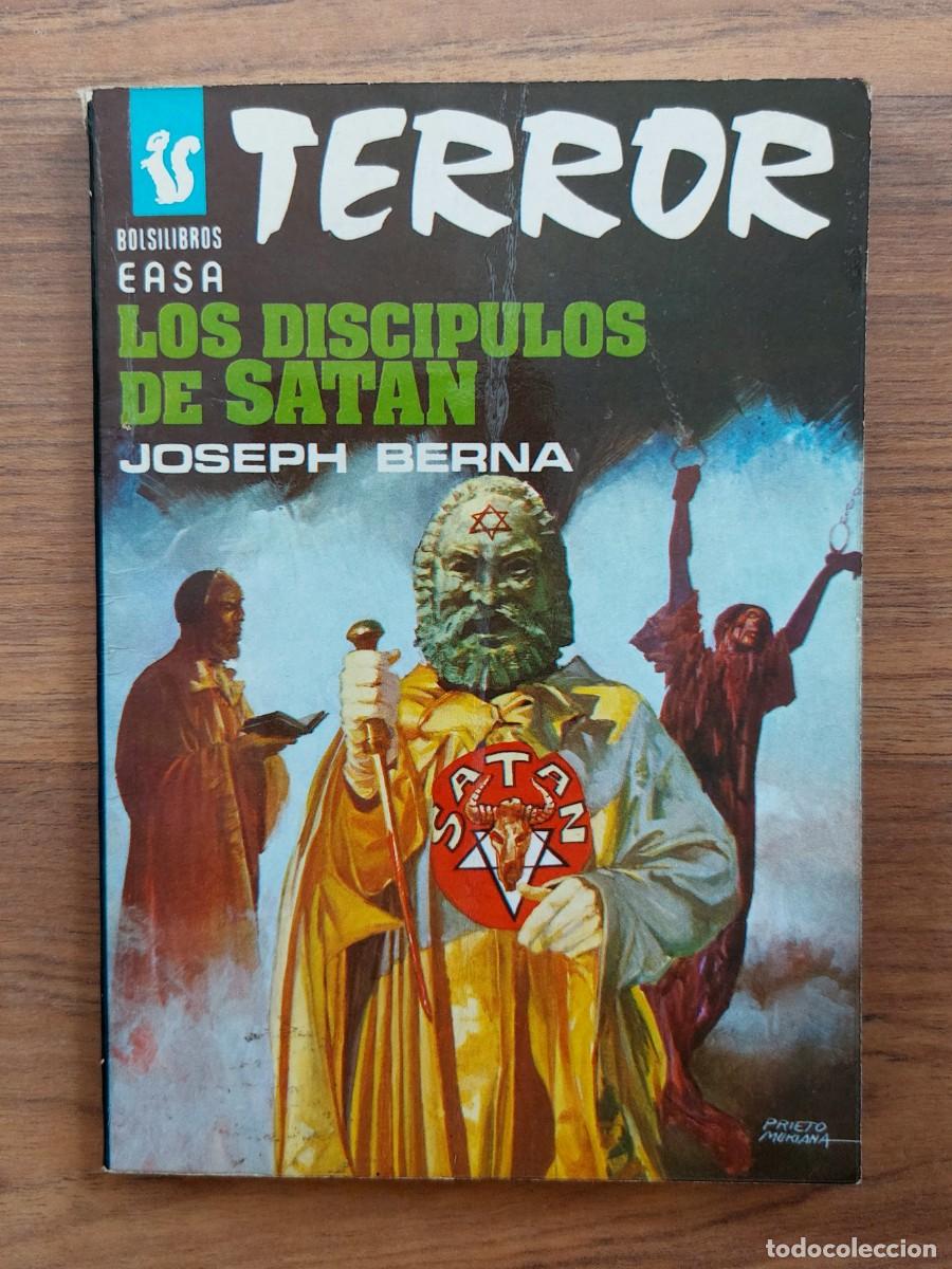 Libros de segunda mano: EASA TERROR N&ordm; 115-LOS DISCIPULOS DE SATAN (JOSEPH BERNA) NOVELAS-BOLSILIBROS-PULP