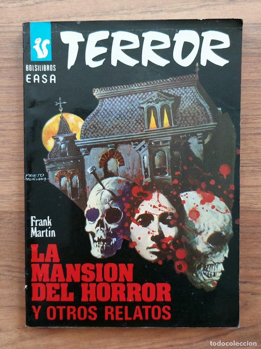 Libros de segunda mano: EASA TERROR N&ordm; 105-LA MANSION DEL HORROR Y OTROS RELATOS (FRANK MARTIN) NOVELAS-BOLSILIBROS-PULP
