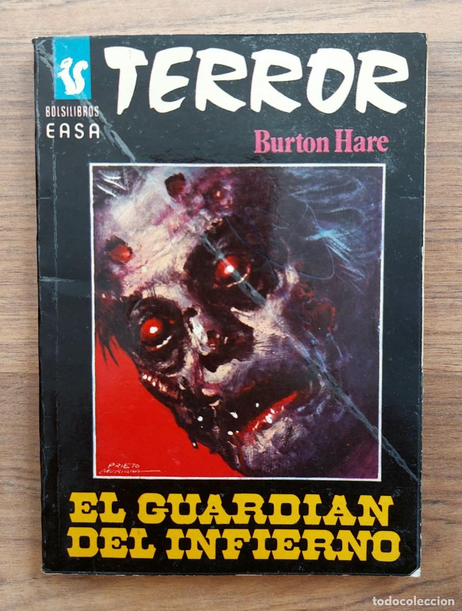 Libros de segunda mano: EASA TERROR N&ordm; 95-EL GUARDIAN DEL INFIERNO (BURTON HARE) NOVELAS-BOLSILIBROS-PULP