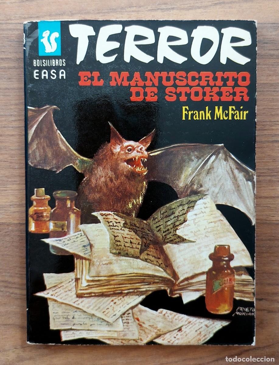 Libros de segunda mano: EASA TERROR N&ordm; 143-EL MANUSCRITO DE STOKER (FRANK MCFAIR) NOVELAS-BOLSILIBROS-PULP