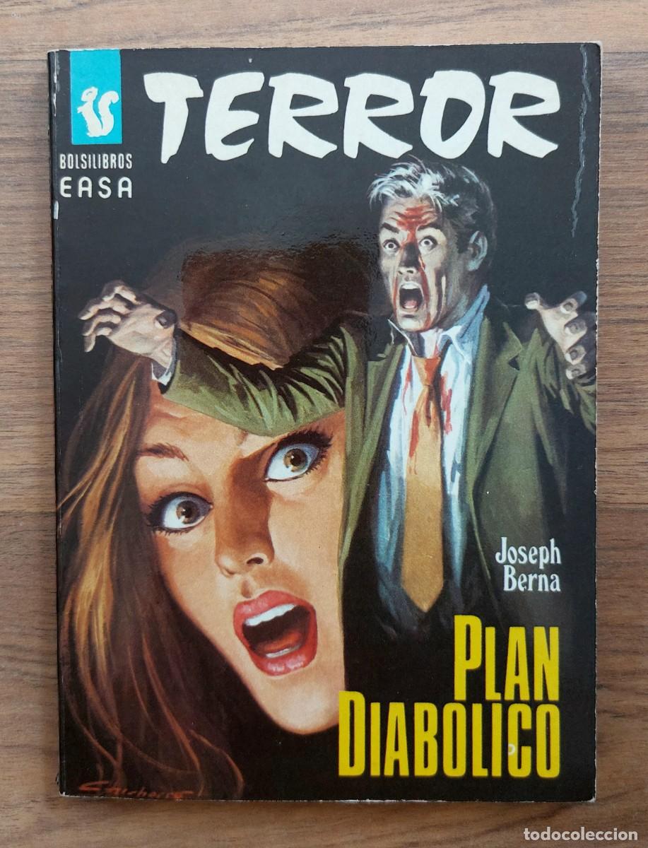 Libros de segunda mano: EASA TERROR N&ordm; 117-PLAN DIABOLICO (JOSEPH BERNA) NOVELAS-BOLSILIBROS-PULP