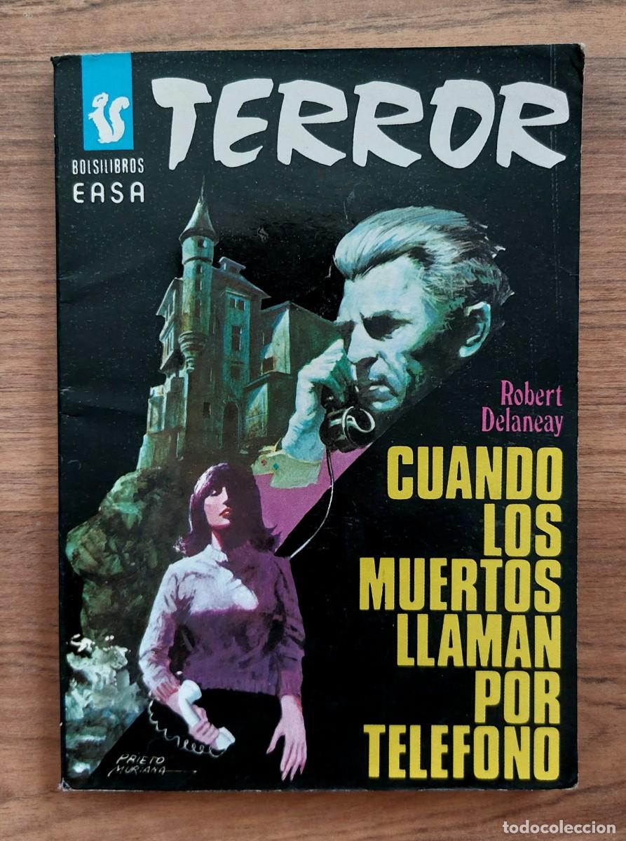 Libros de segunda mano: EASA TERROR N&ordm; 111-CUANDO LOS MUERTOS LLAMAN POR TELEFONO (ROBERT DELANEY) NOVELAS-BOLSILIBROS-PULP