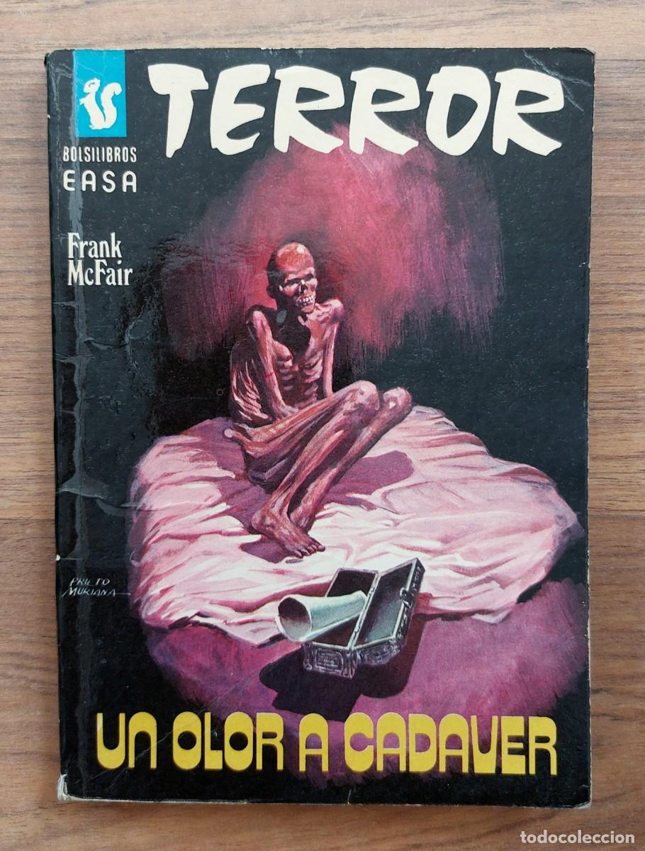 Libros de segunda mano: EASA TERROR N&ordm; 101-UN OLOR A CADAVER (FRANK MCFAIR) NOVELAS-BOLSILIBROS-PULP
