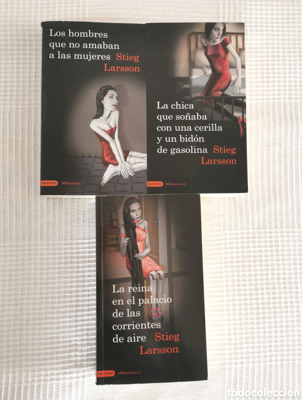 Libros de segunda mano: Trilog&iacute;a Millennium de Stieg Larson