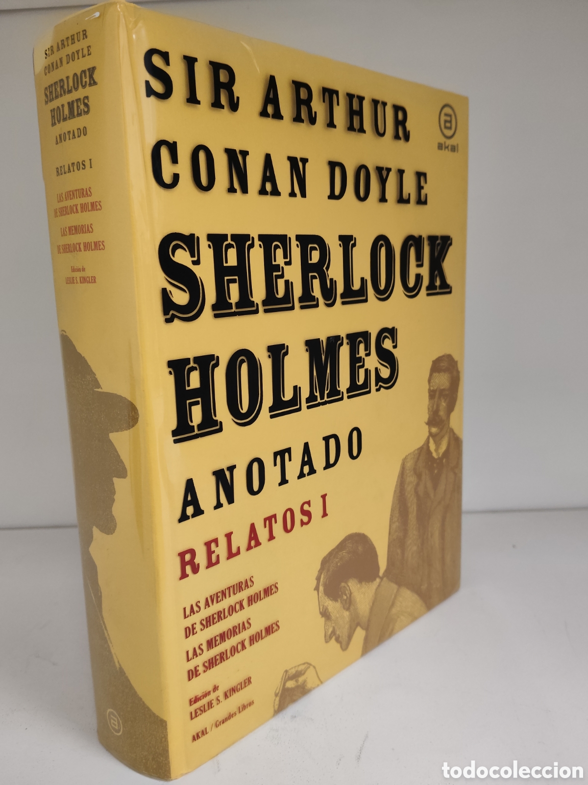 Libros de segunda mano: SHERLOCK HOLMES ANOTADO ARTHUR CONAN DOYLE RELATOS I ED. AKAL 2010