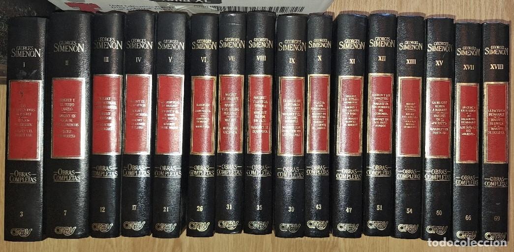 Libros de segunda mano: OBRAS COMPLETAS. 18 PRIMEROS TOMOS (FALTO DEL XIV Y XVI). GRANDES MAESTROS DEL CRIMEN Y MISTERIO. -