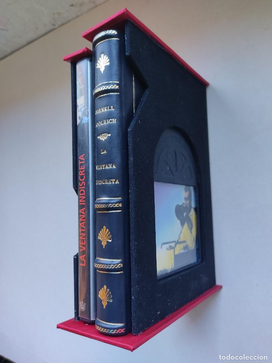 Libros de segunda mano: La ventana indiscreta (libro y DVD)/ Cornell Woolrich. Alfred Hitchcock. Encuadernaci&oacute;n artesanal