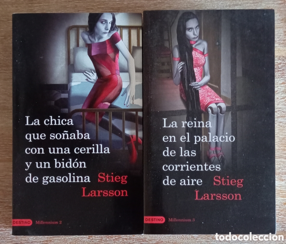 Libros de segunda mano: MILLENNIUM 2 Y MILLENNIUM 3 - STIEG LARSSON