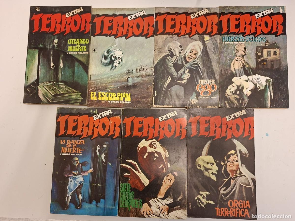 Libros de segunda mano: Lote 7 Novelas Terror Extra
