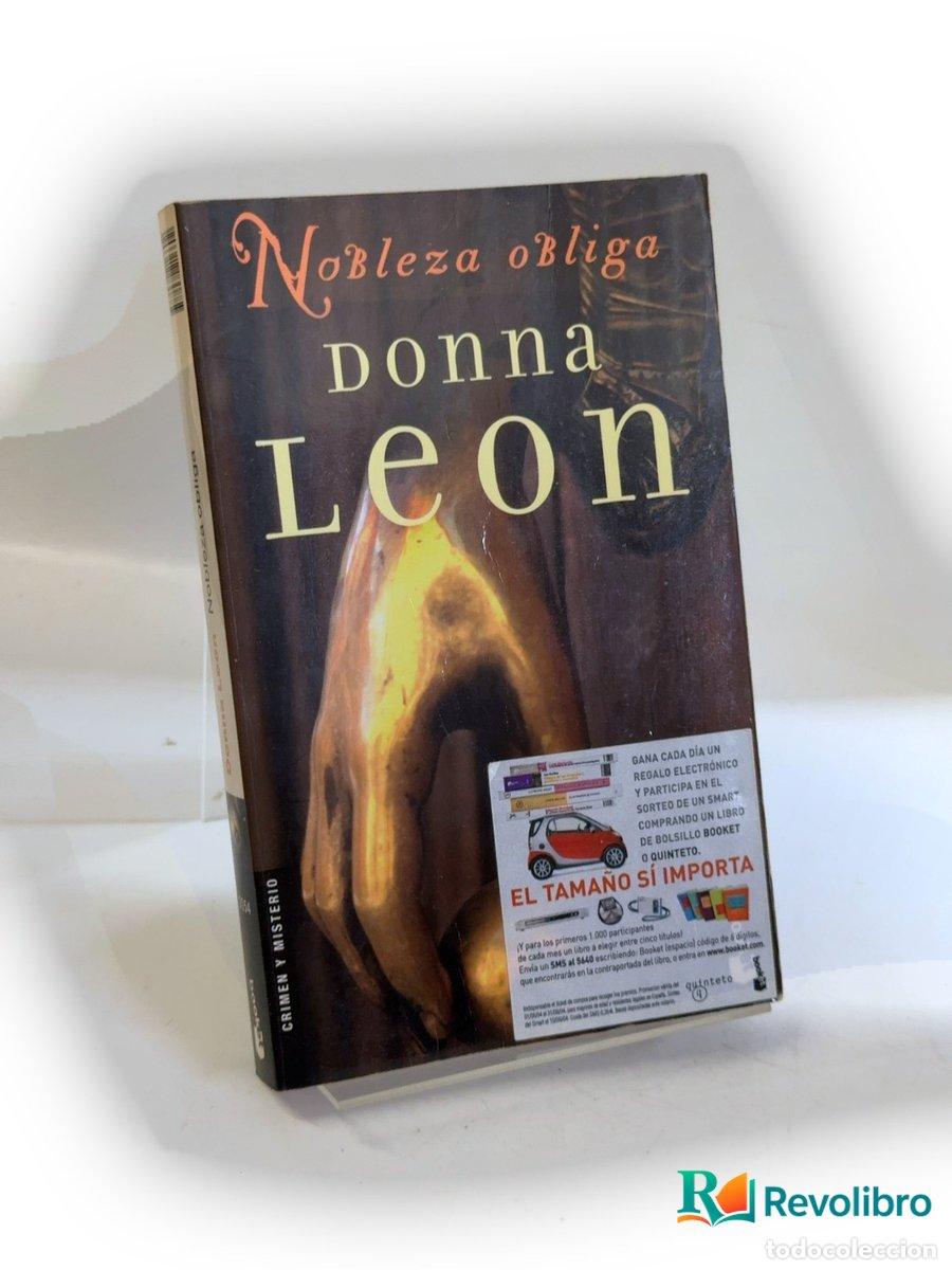 Libros de segunda mano: Nobleza obliga - Donna Leon