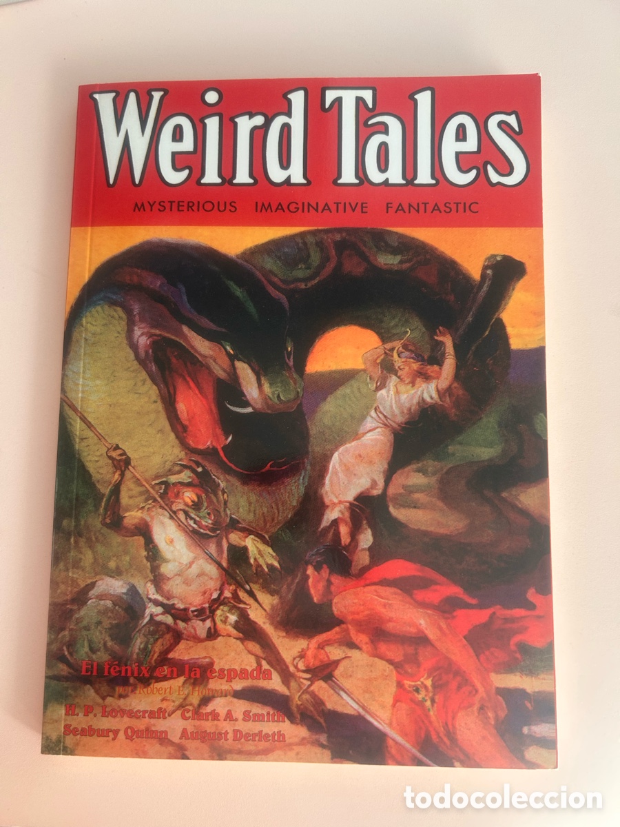 Libros de segunda mano: WEIRD TALES A&Ntilde;O 1932 &ndash; LOVECRAFT, ROBERT E. HOWARD, CLARK ASHTON SMITH &ndash; BARSOOM &ndash; PULP