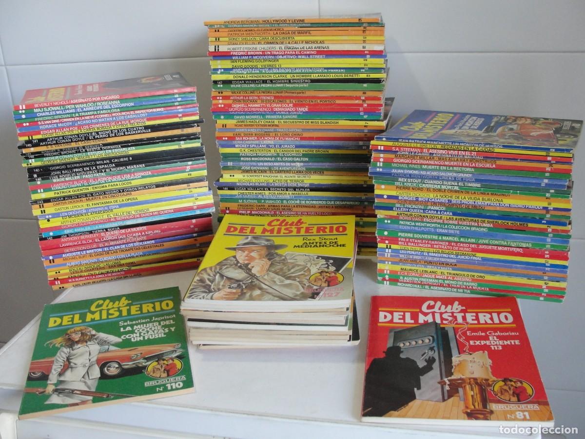 Libros de segunda mano: colecci&oacute;n completa ( 149 novelas ) CLUB DEL MISTERIO BRUGUERA 1981 1984 - MUY BUEN ESTADO GENERAL