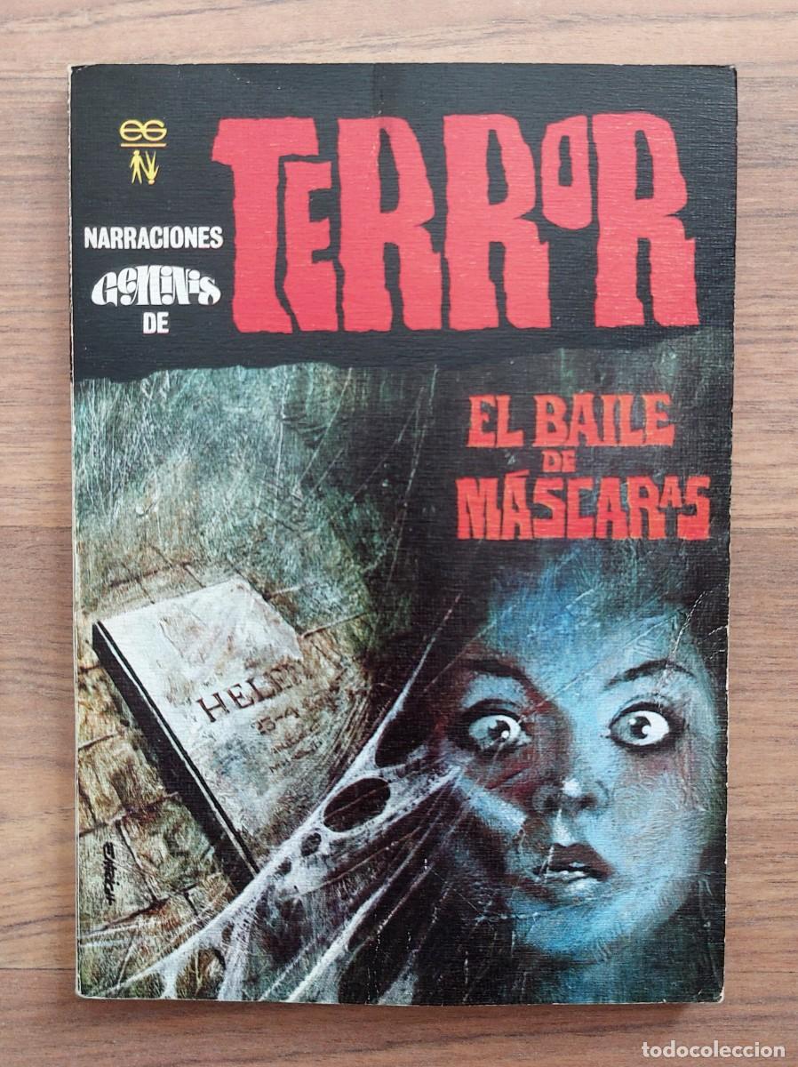 Libros de segunda mano: NARRACIONES GEMINIS DE TERROR N&ordm; 20 - EL BAILE DE MASCARAS