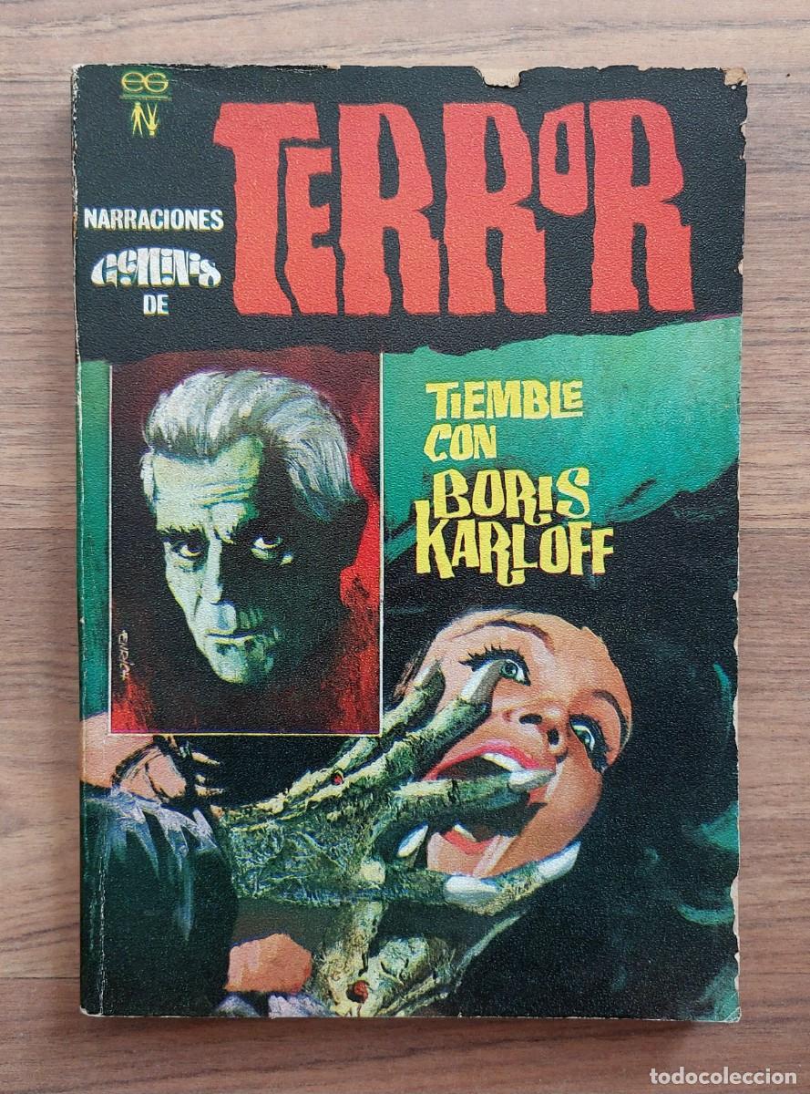 Libros de segunda mano: NARRACIONES GEMINIS DE TERROR N&ordm; 1 - TIEMBLE CON BORIS KARLOFF