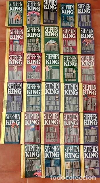 Libros de segunda mano: LOTE 35 TOMOS STEPHEN KING. ORBIS-FABBRI. INCLUYE RABIA