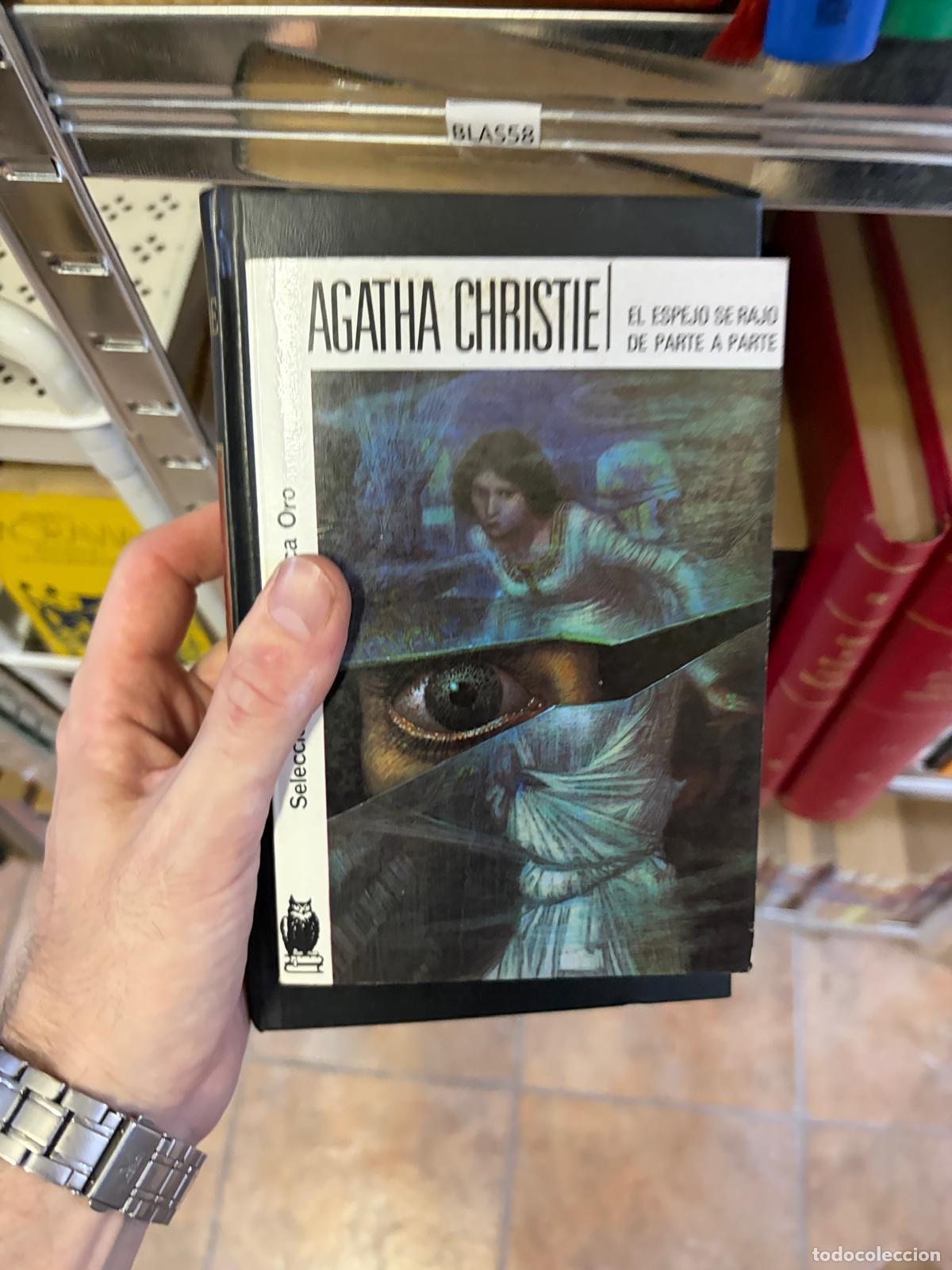 Libros de segunda mano: BLAS58 El espejo se raj&oacute; de parte a parte (Biblioteca Oro) Agatha Christie