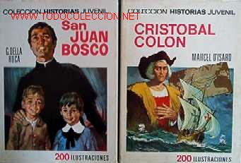 Libros de segunda mano: 2 HISTORIAS JUVENIL -CRISTOBAL COLON y SAN JUAN BOSCO-
