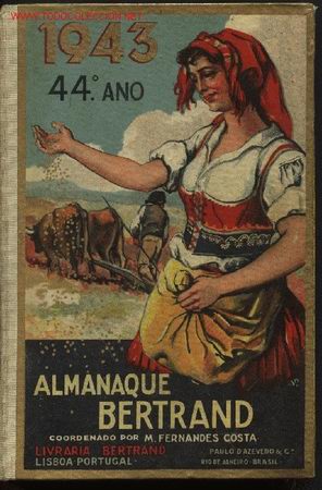 Libros de segunda mano: Almanaque Bertrand 1943. Portugal - Foto 1