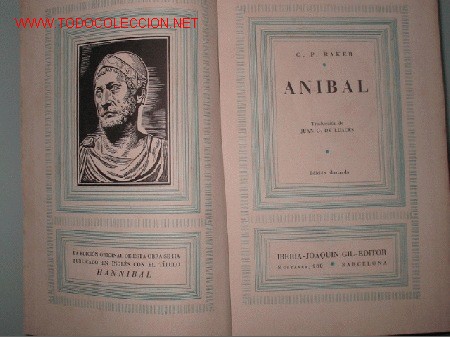 Libros de segunda mano: ANIBAL. G.P. Baker. 1.943 - Foto 1