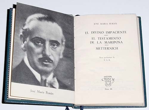 Libros de segunda mano: CRISOL N&ordm; 46 DE JOSE MARIA PEMAN - Foto 1