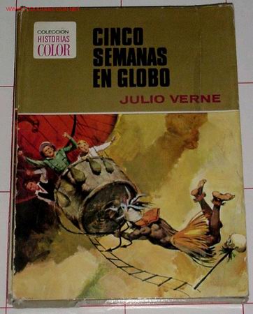 Libros de segunda mano: CINCO SEMANAS EN GLOBO DE JULIO VERNE - Foto 1