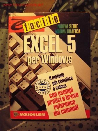 Libros de segunda mano: Manual Excel 5 para Windows en Italiano - Foto 1