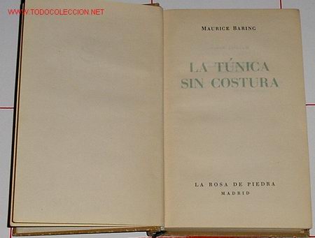 Libros de segunda mano: Baring, Maurice - La t&uacute;nica sin costura - Foto 1