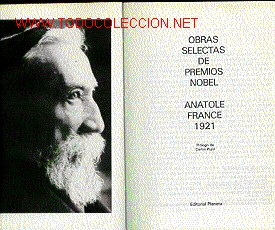Libros de segunda mano: France, Anatole. OBRAS SELECTAS PREMIOS NOBEL. - Foto 1