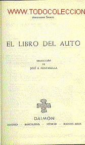 Libros de segunda mano: Autom&oacute;vil. EL LIBRO DEL AUTO. - Foto 1