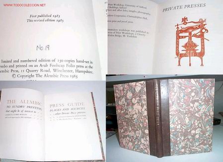 Libros de segunda mano: Imprenta, Bolton, Claire ALEMBIC PRESS GUIDE TO SUNDRY PRINTING PLACES & SOURCES THAT MIGHT BE OF