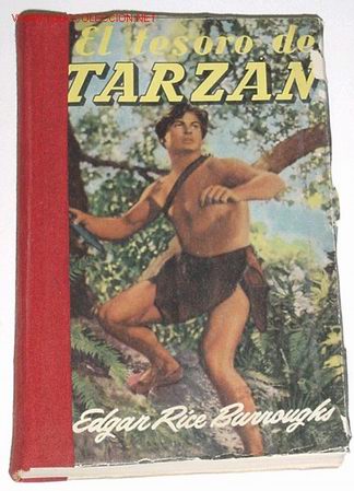 Libros de segunda mano: ANTIGUO LIBRO EL TESORO DE TARZAN DE EDGAR RICE BURROUGS - Foto 1