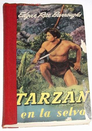 Libros de segunda mano: ANTIGUO LIBRO TARZAN EN LA SELVA DE EDGAR RICE BURROUGS - Foto 1