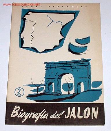 Libri di seconda mano: ANTIGUO FOLLETO DE BIOGRAFIA DEL JALON  -- 1957