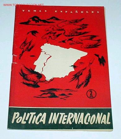 Libri di seconda mano: ANTIGUO FOLLETO POLITICA INTERNACIONAL - 1957
