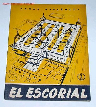 Second hand books: ANTIGUO FOLLETO EL ESCORIAL - 1957