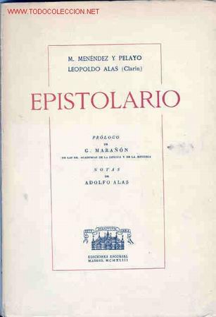 Libros de segunda mano: MENENDEZ PELAYO  AZOR&Iacute;N Epistolario - Foto 1