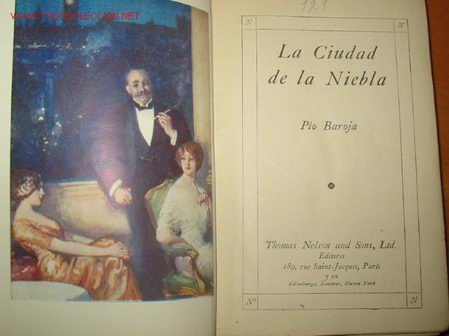 Libros de segunda mano: LA CIUDAD DE LA NIEBLA. Pio Baroja. s/f - Foto 1